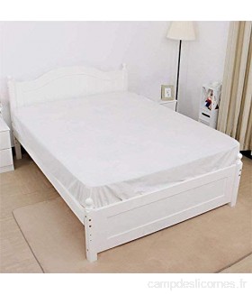 1 Fitted Sheet Only 100% Egyptian Cotton 400 Thread Count Fits Mattress Perfectly - Soft Wrinkle Free Sheet -40 CM Deep Pocketof Fitted Sheet White Solid- Double Size