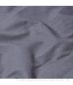 HOMESCAPES Taie d\'oreiller rectangulaire en Lin lavé Gris – 40 x 80 cm