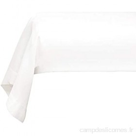 SoulBedroom Blanc 100% Coton Taie de traversin pour lit 1 Personne - 45 x 135 cm