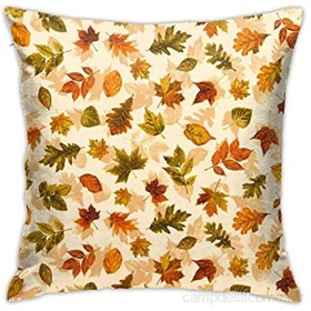 Kteubro Housse de coussin en coton et polyester - Motif palette d'automne - 45 7 x 45 7 cm
