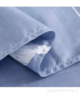 Kadimendium Jupe de lit plissée à Volants pour Cadeau pour ChambreBed Skirt 150 * 200cm*1 Pillowcase: 48 * 74cm*2