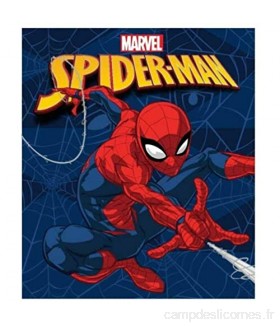 Couverture Polaire Enfant Plaid Couvre-Lit Spiderman 120x140 cm