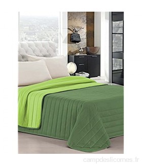 ELEGANT Italian Bed Linen Couvre-lit d\'été 260 x 270 cm Vert