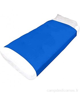 Couvertures de compression pour enfants Sensorory Bed Feuilles Sleeping Aid Fiches Aide avec l'autisme Tiens de traitement du TDAH Augmenter le calme et le confort  Color : Blue  Size : 136x147cm 