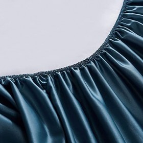 CYQ Draps-Housses imperméables d'une Seule pièce Couvre-lit en Tissu sergé Tencel antidérapant Couvre-lit Drap de lit Couleur: Bleu Taille: 135x200cm