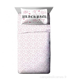 Jay Franco Blackpink Kill This Love Full Sheet Set - 4 Piece Set Super Soft and Cozy Bedding - Fade Resistant Microfiber Sheets Official Blackpink Product