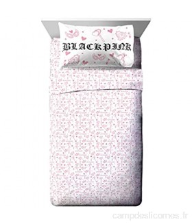 Jay Franco Blackpink Kill This Love Twin Sheet Set - 3 Piece Set Super Soft and Cozy Bedding - Fade Resistant Microfiber Sheets Official Blackpink Product