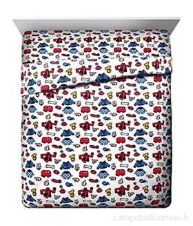 Jay Franco Disney Sensational 6 Buddies Queen Sheet Set - 4 Piece Set Super Soft and Cozy Kid’s Bedding - Fade Resistant Microfiber Sheets Official Disney Product