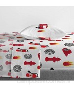 Jay Franco Trend Collector Go Fire Truck Go Toddler Sheet Set - 3 Piece Set Super Soft and Cozy Kid’s Bedding - Fade Resistant Microfiber Sheets
