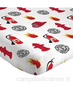 Jay Franco Trend Collector Go Fire Truck Go Toddler Sheet Set - 3 Piece Set Super Soft and Cozy Kid’s Bedding - Fade Resistant Microfiber Sheets