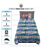Nickelodeon Paw Patrol Kids Bedding Soft Microfiber Sheet Set Twin Size 3 Piece Pack