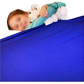 ZWDM Feuille de Compression Respirante SLUGY Production Snuggle Pochette pour la détente et la Confortable Augmenter Le Calme et Le Confort Color : Blue Size : 69x132cm