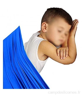 ZWDM Snuggle Feuille Sensory Compression Bedsheet pour Enfants Couverture Extensible Flux Cool Respirant Soudy Soudy Silky Silky Aidez-Vous à la Nuit Color : Blue Size : 98x147cm