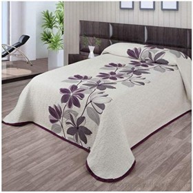 Cotton Artean Azura II Couvre-lit d'été réversible pour lit de 135 cm 235 x 260 cm