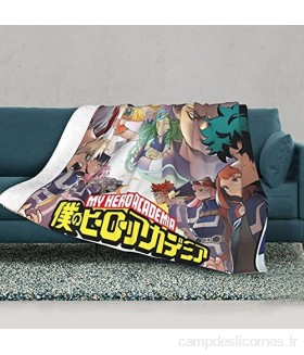 Couverture My Hero Academia Pop Anime Accessoires Couverture Polyvalente Camping Doux Couverture Bureau Pause Couverture Famille Canapé Couverture 40 x 50 inches