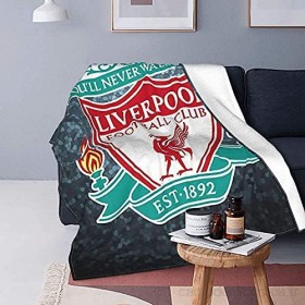 Liverpool Football Club Couverture ultra douce en micro-polaire pour lit canapé camping toutes saisons